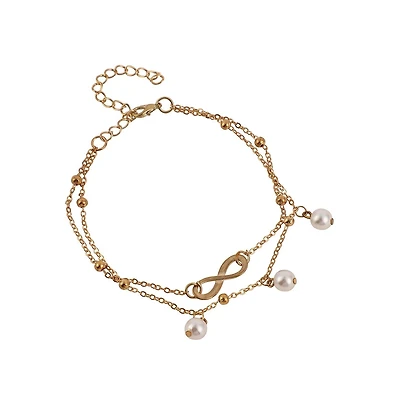 Women's The Ethereal-Infinity Multi-Strand Bracelet - California Gold