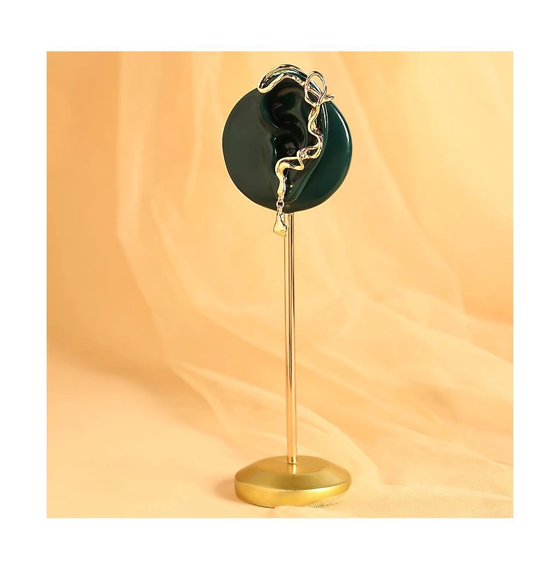 Women's The Tangle-Drop Cuff Earrings - California Gold