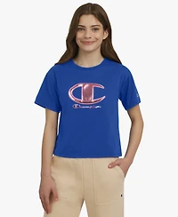 Champion Girls 7-16 Meet and Greet Crewneck T-Shirt