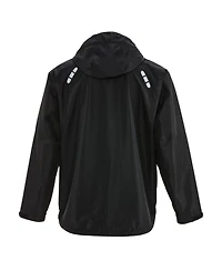 RefrigiWear Men's Lightweight Rainwear Jacket - Waterproof, Wind-Resistant, Breathable with Detachable Hood