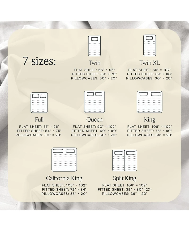 3PC Silky Soft Cooling Deep Pocket Performance Sheet Set