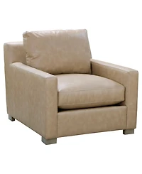 Stacia 37" Leather Fully Padded Chair