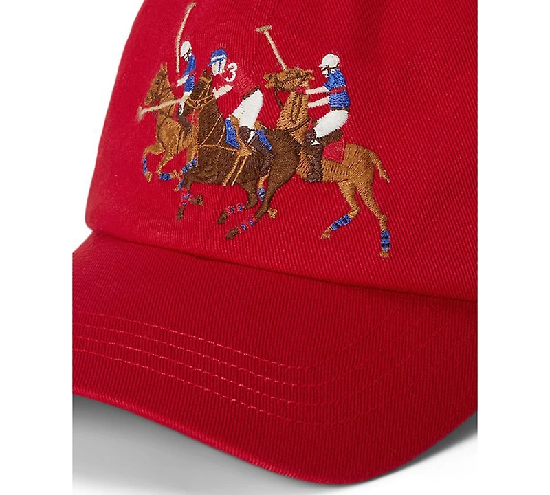Polo Ralph Lauren Boys - Triple-Pony Cotton Twill Ball Cap