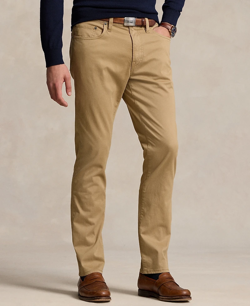 Polo Ralph Lauren Men's Varick Slim Straight Stretch Sateen Pants