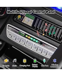 Sugift 12V Battery Powered Electric Vehicle with 3 Speeds and Megaphone