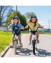 Sugift 16 inches Kids Bike with Adjustable Handlebar and Saddle