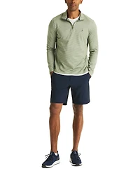 Nautica Men's Striped Quarter-Zip Sweatshirt