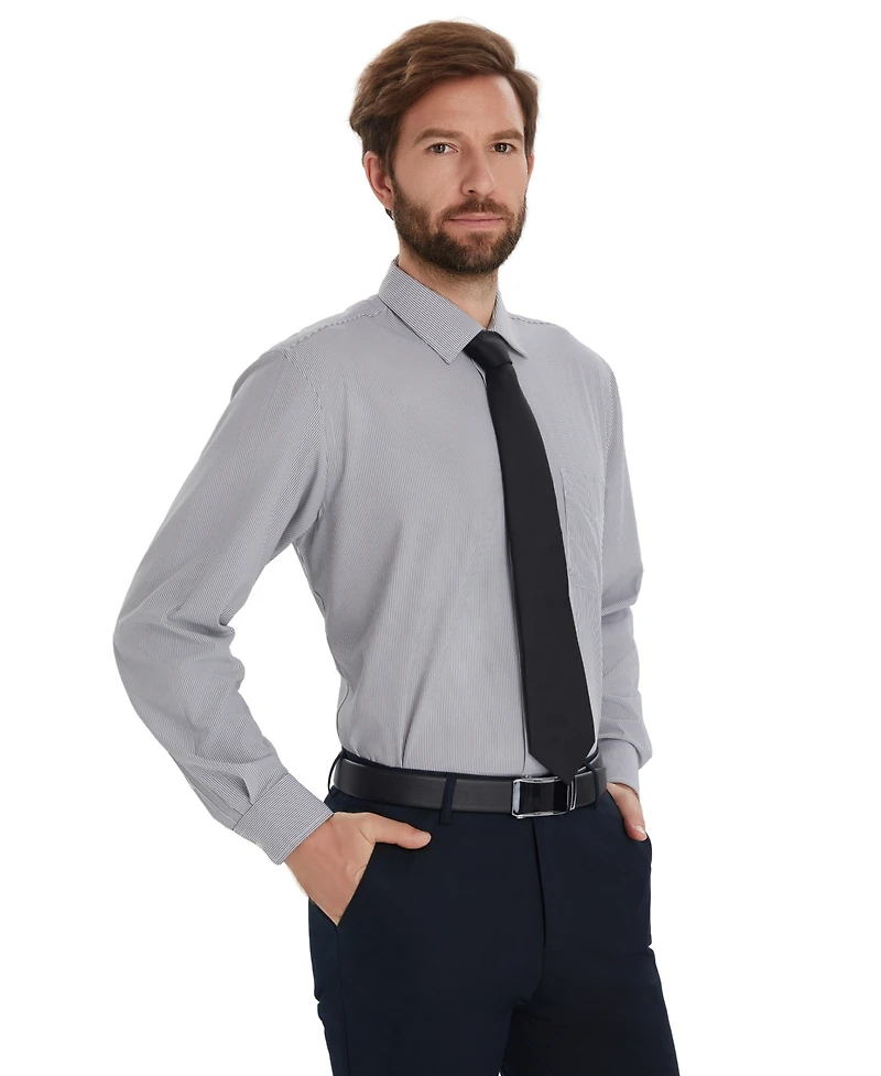 Club Room Men's Medium Gingham Dress Shirt, Macy's Exclusive