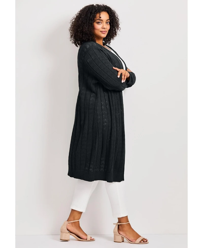Avenue Women's Pointelle Duster