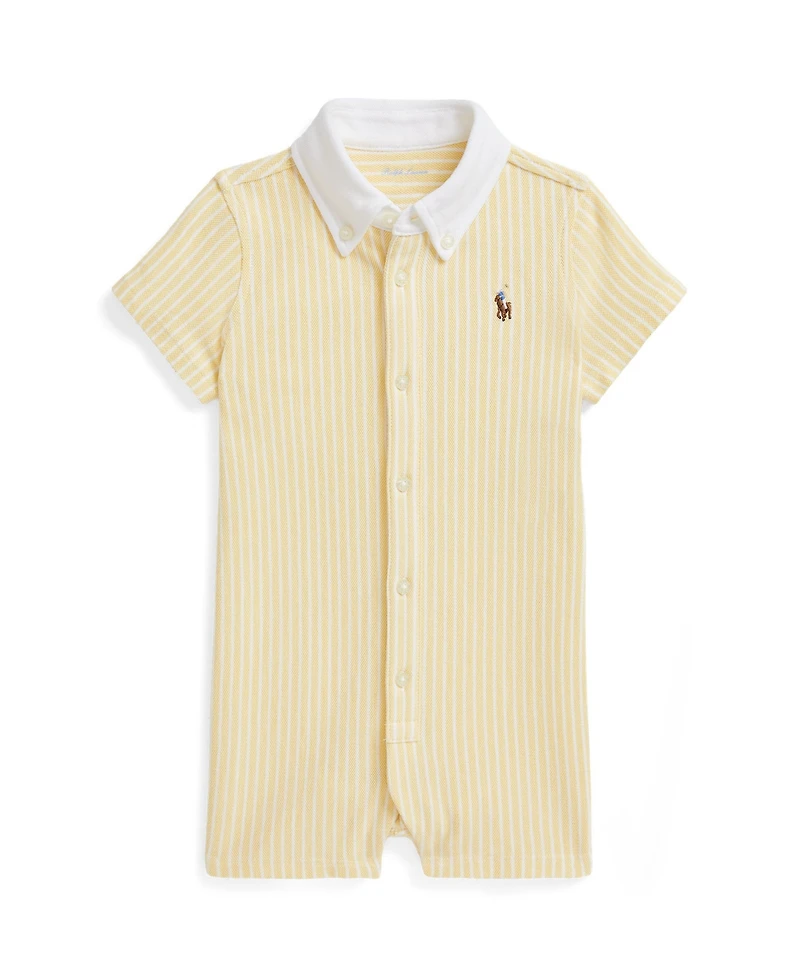 Polo Ralph Lauren Baby Boys Striped Oxford Shortall