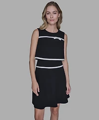 Karl Lagerfeld Paris Women's Crewneck Dress