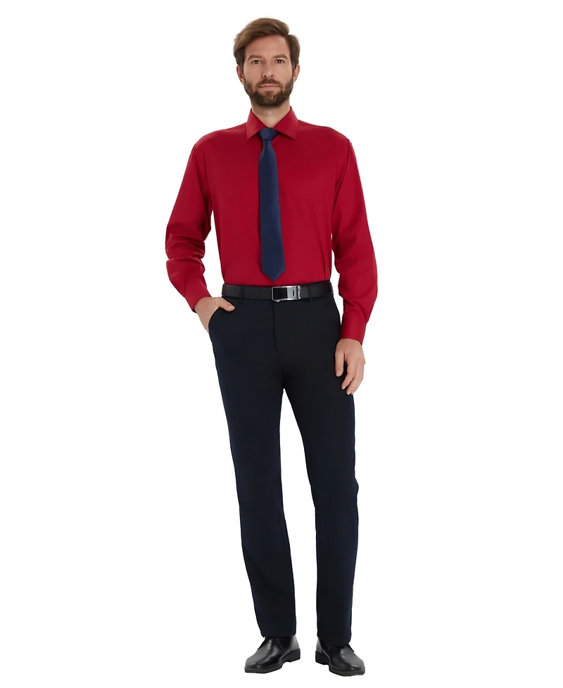 Alfani Men's Solid Regular-Fit Dress Shirt, Macy's Exclusive