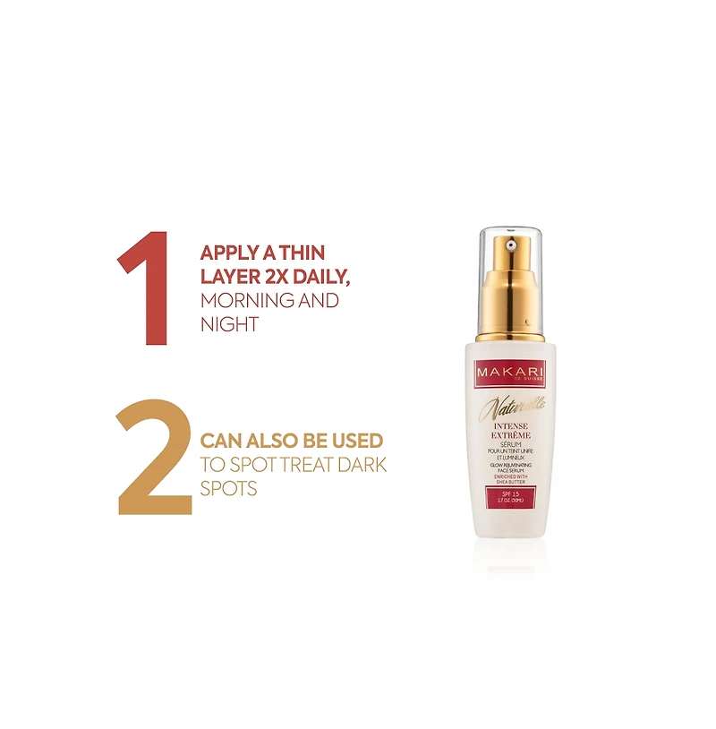 Naturalle Intense Extreme Glow Rejuvenating Face Serum - 1.7oz