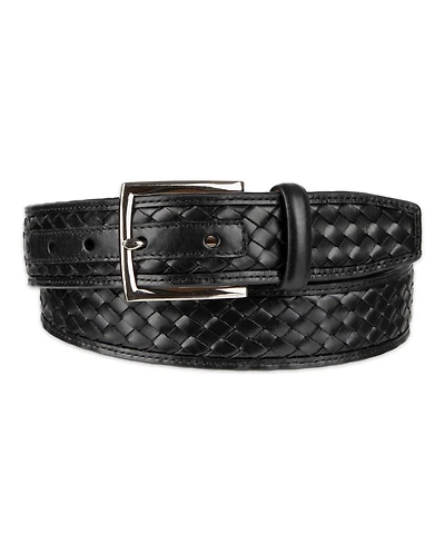 Cole Haan Men's Woven Inlay Leather Dress Belt