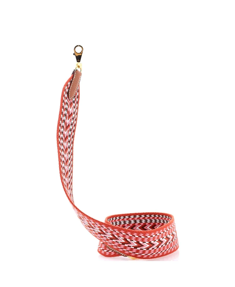 Pre-Owned Hermes 50 Sangle Shoulder Strap Cavale Canvas