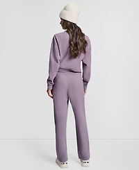 Dkny Women's Sport Stacked Transfer Logo Track Pants