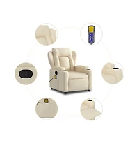 vidaXL Massage Recliner Chair Fabric