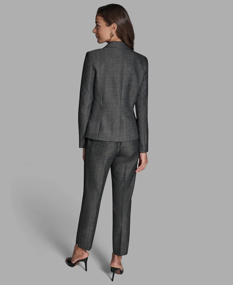 Bcbg Women's Novelty Notch Collar One-Button Jacket