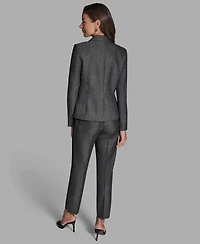 Bcbg Women's Novelty Notch Collar One-Button Jacket