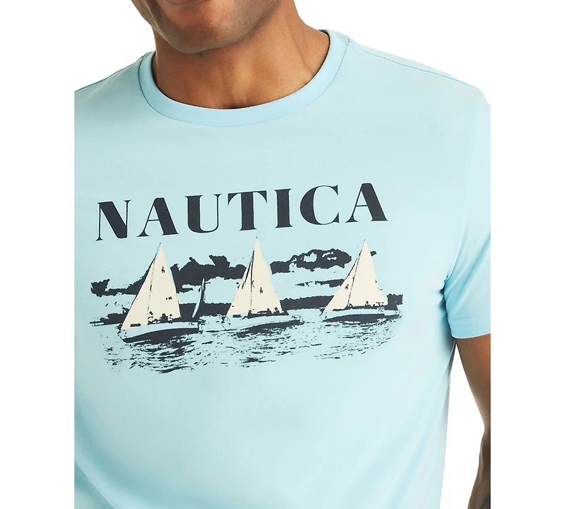 Nautica Men's Printed Short-Sleeve T-Shirt