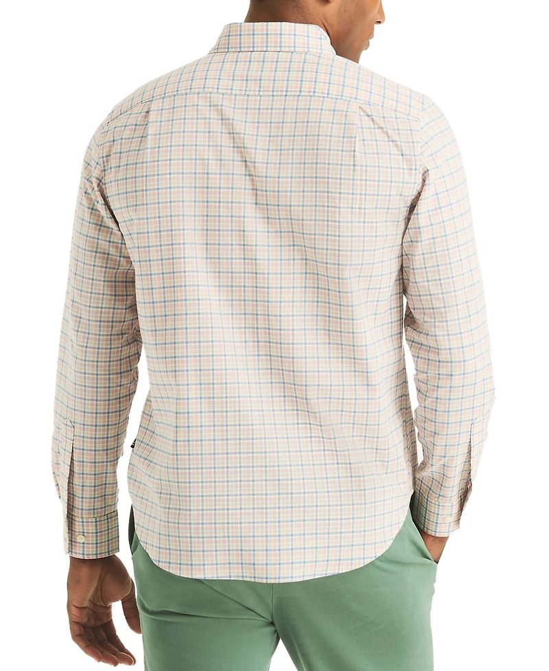 Nautica Men's Plaid Long Sleeve Shirt