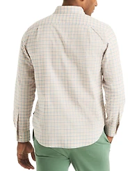 Nautica Men's Plaid Long Sleeve Shirt