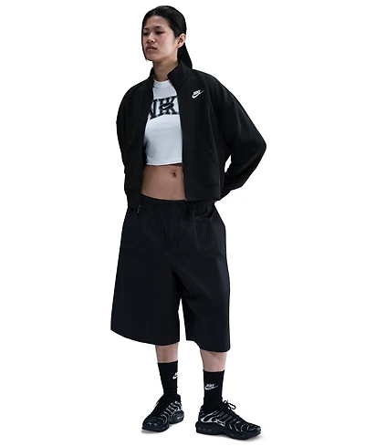 Nike Women's Sportswear Club Zipper Loose Track Jacket