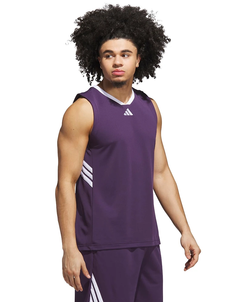 adidas Men's Bball Logo Graphic Tank Top