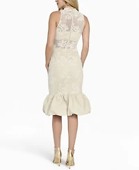 Guess Women's Mock Neck Midi Dress