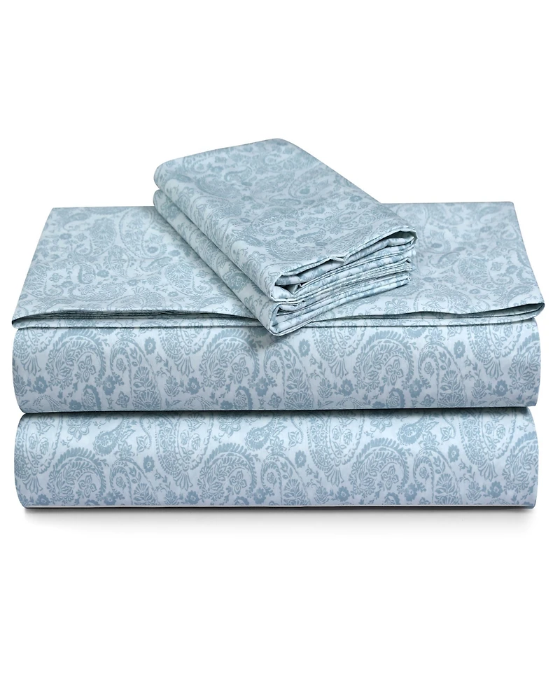 Tribeca Living 300-Thread Count Cotton -Pc. Extra Deep Pocket Sheet Set