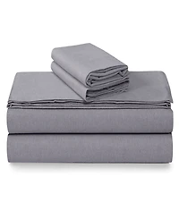 Tribeca Living Portuguese Cotton 4-Pc. Extra Deep Pocket Sheet Set