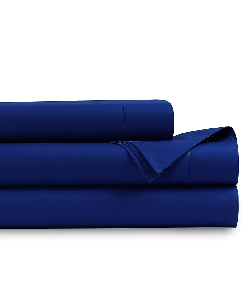 Tribeca Living 400-Thread Count Cotton 4-Pc. Extra Deep Pocket Sheet Set