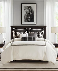 Madison Park Signature Jarvis Embroidery Oversized Duvet Style 9-Pc. Comforter Set, King