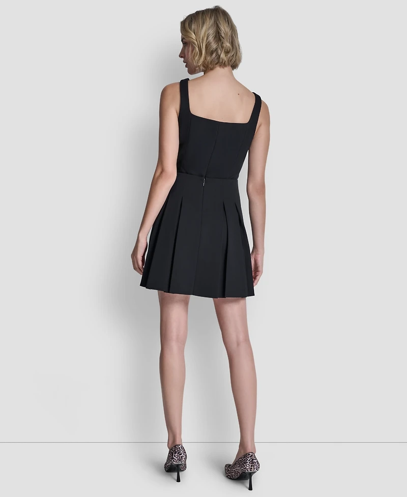 Dkny Women's Pleated Mini Skirt