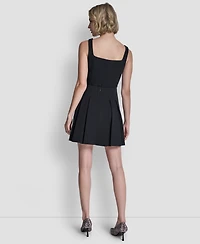 Dkny Women's Pleated Mini Skirt