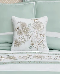 Royal Court Spring Social Embellished Decorative Pillow, 16" x 16"