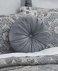 Royal Court Lisbon Tufted Decorative Pillow, 15" Round