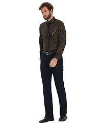 Bar Iii Men's Front Floral Print Dress Shirt, Macy's Exclusive