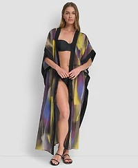 Dkny Women's Tie-Front Cover-Up Kaftan