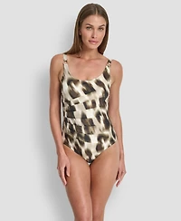 Dkny Women's One-Piece Starburst Swimsuit