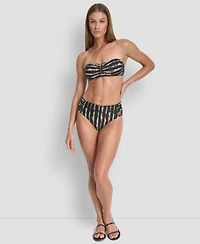 Dkny Womens Bandeau Bikini Top Bottoms