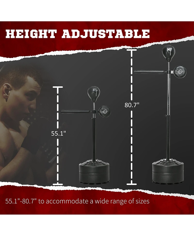 Soozier Speed Bag Boxing Bag Sd Reflex Training Equipment