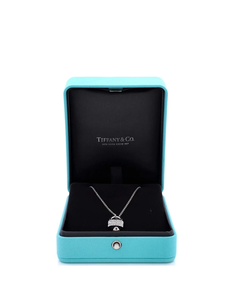 Pre-Owned Tiffany & Co Hardware Padlock Pendant Necklace