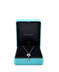 Pre-Owned Tiffany & Co Hardware Padlock Pendant Necklace
