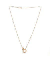 Pre-Owned Cartier Love Interlocking Pave Necklace