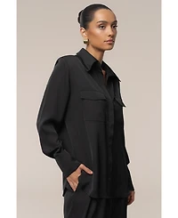 Jluxlabel Women's regular Misty Button Up.