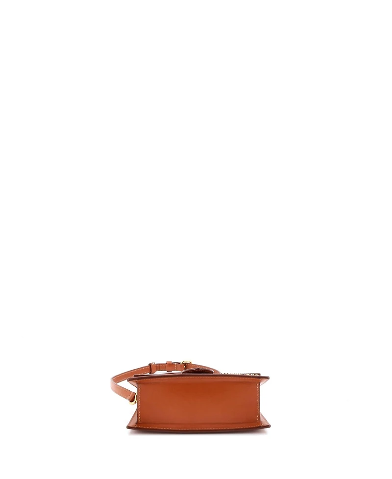 Pre-Owned Jacquemus Le Bambino Top Handle Flap Bag Leather