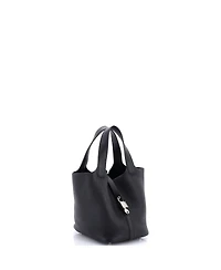 Pre-Owned Hermes Pm Picotin Lock Bag Clemence