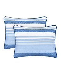 Royal Court Carson Multi-Stripe 3-Pc. Quilt Set, Full/Queen