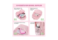 Mesh Backpack Heavy Duty, See Through School Backpack Transparent Bookbag for Swimming, Beach, Sports, Work, Travel